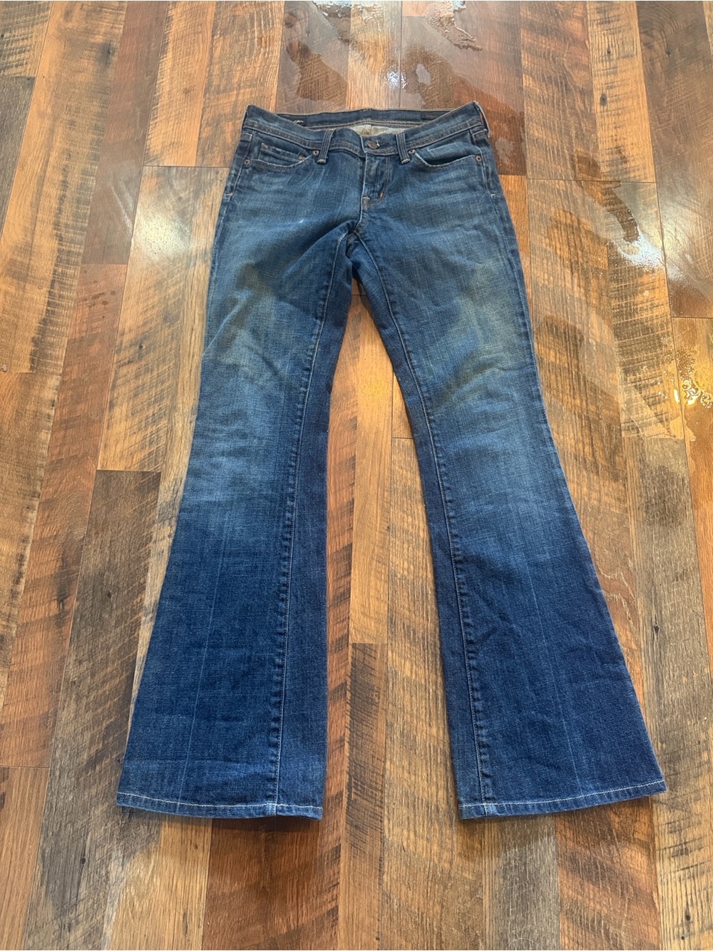 Citizens Of Humanity Dark Blue Flare Jeans 26 (875)